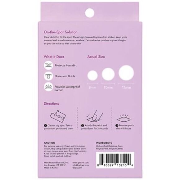 Rael Beauty Miracle Patch Overnight Spot Cover Set 52 Count - Picture 6 of 6